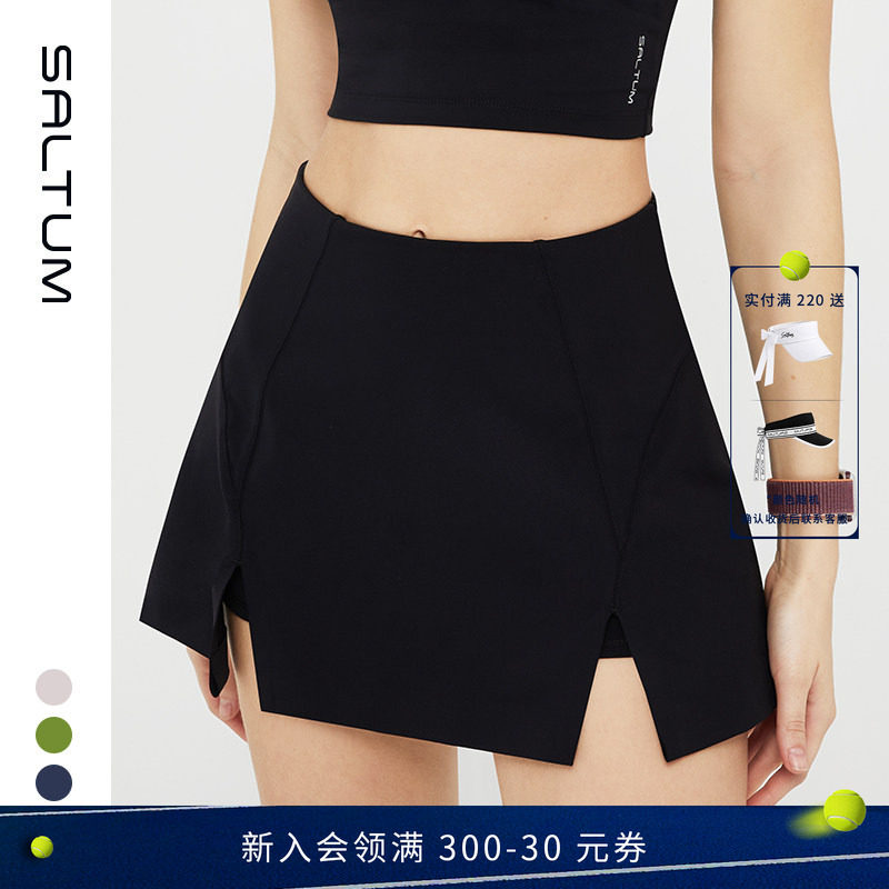 saltum瑜伽短裙二合一多裙裤一体图片