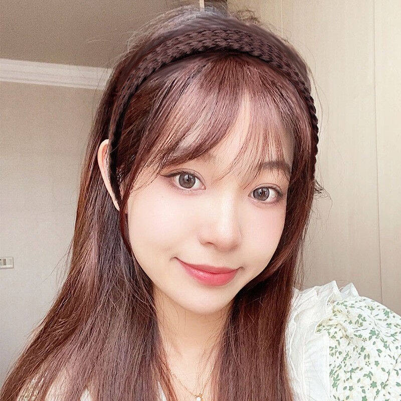纤缕刘海假发女辫子发箍刘海一体隐形头顶补发遮白不充发量刘海片怎么看?