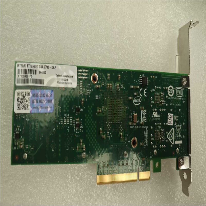 议价INTEL+蓝标X710-DA2+双口万兆网卡 10G(安清设备)