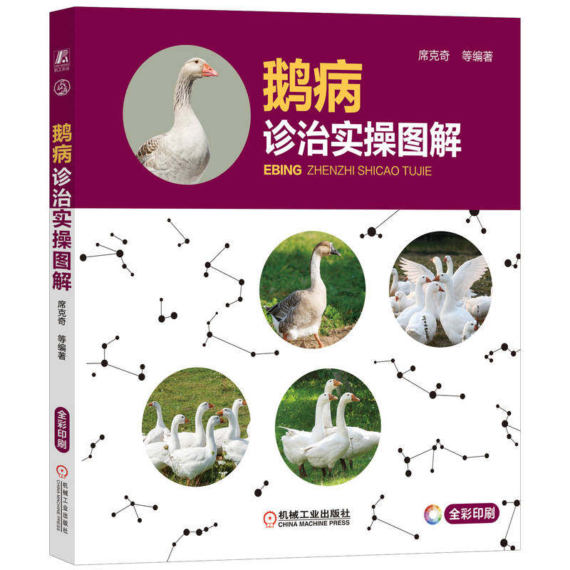 鹅病诊治实操图解 席克奇 看图识病 类症鉴别 综合预防 病毒性传染病 寄生虫病 营养代谢病 中毒性病 禽流感 免疫接种