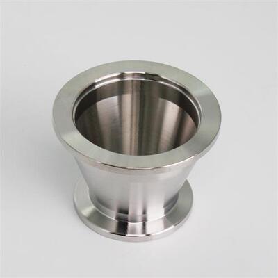 304不锈钢真空大小头快装卡盘转换同心异径变径接头KF16/25/40/50