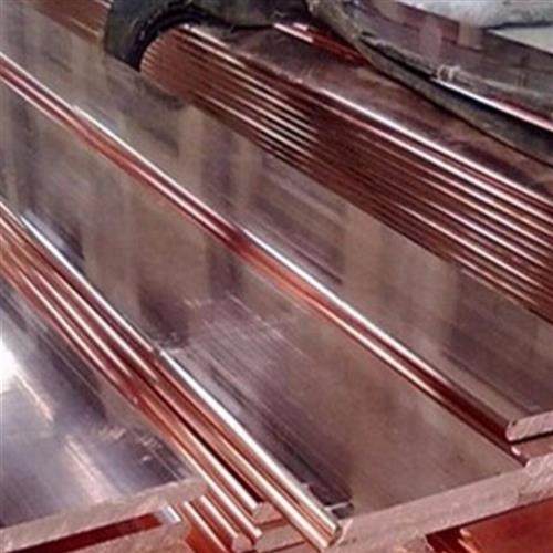 紫铜排扁条高纯度T2紫铜排厚度3.0mm4.0mm规格齐全质量保证可零切