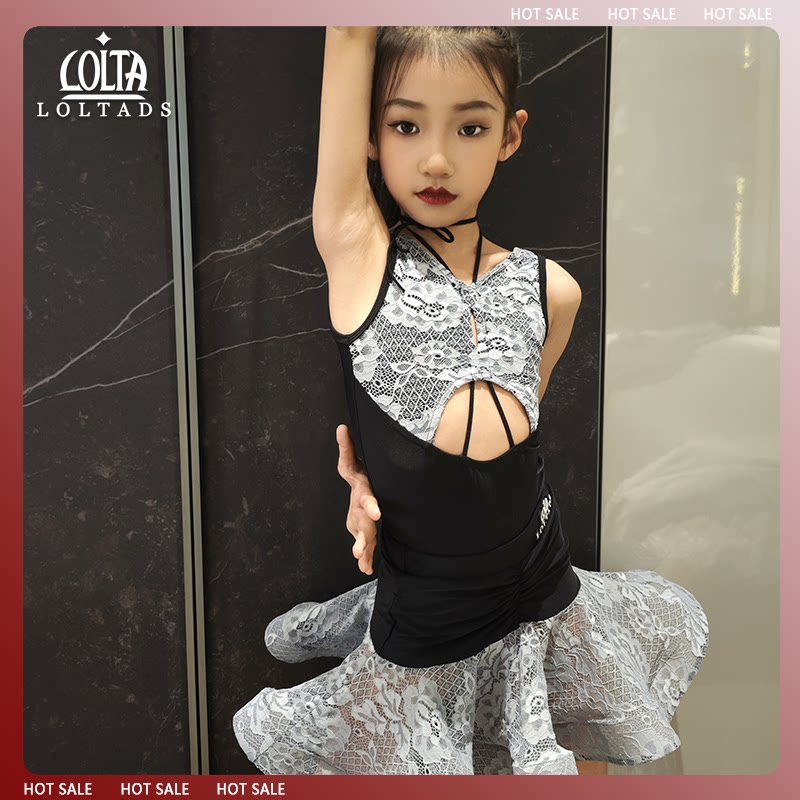 多妮舞女童拉丁舞服练功练习服