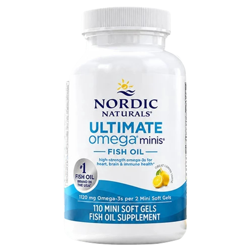 美国NordicNaturals挪威小鱼迷你鱼油软胶囊Omega3成人高纯度胶囊