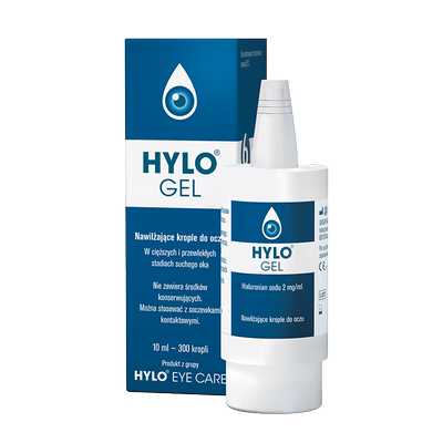德国海露HYLO GEL干眼症眼药水专用滴眼液10ml不含防腐剂蓝色缓解