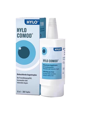 德国海露HYLO COMOD滴眼液眼药水不含防腐剂10ml干眼症缓解眼疲劳