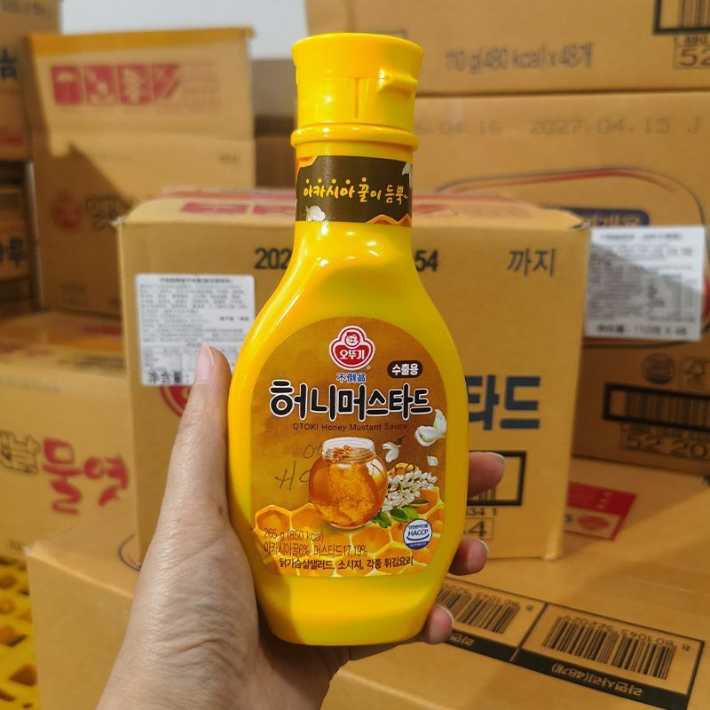 不倒翁蜂蜜芥末酱韩国原装进口
