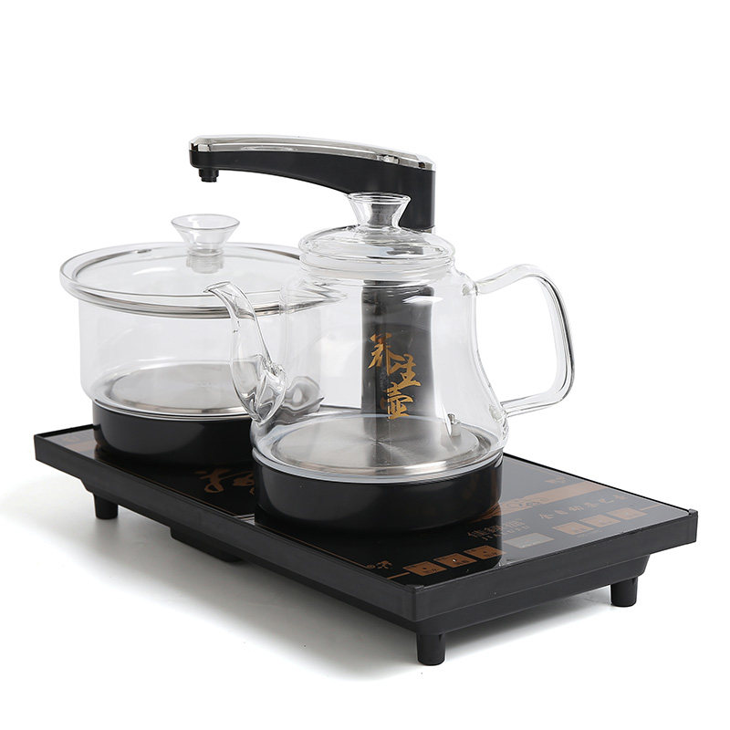 全自动上水电热烧水壶功夫茶具茶炉家用嵌入式三合一体电茶炉茶台