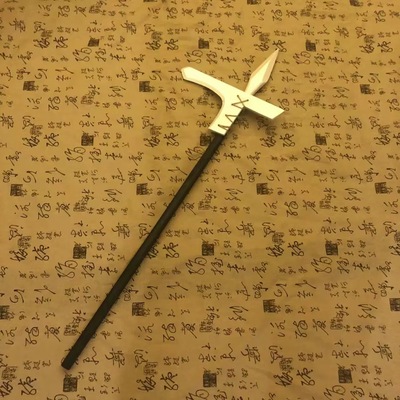 戈矛长戈古代兵器战国战士兵卒长戟影视舞台古装拍摄道具定制秦戟