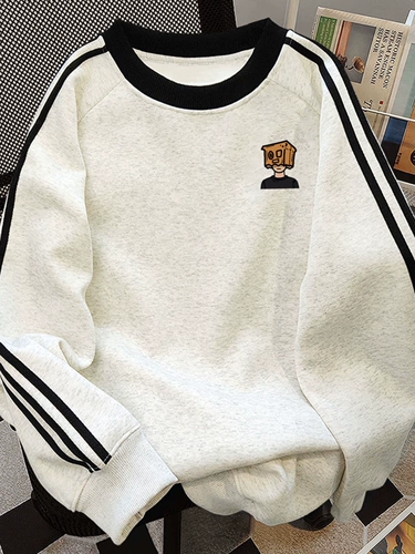 Осенний свитшот, сексуальная куртка для влюбленных, в американском стиле, свободный крой, оверсайз