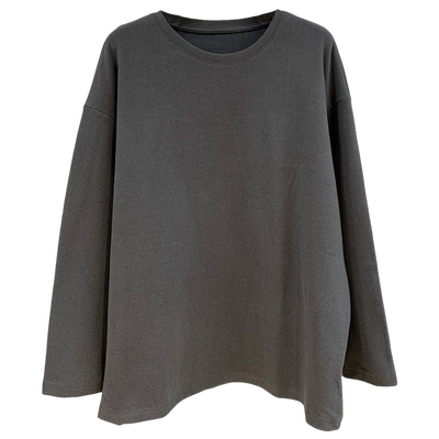 颖膝双面德绒长袖t恤男内搭加绒