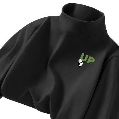 颖膝德绒半高领卫衣男款冬季内搭