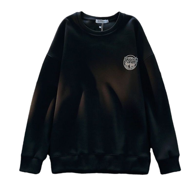 颖膝欧美hiphop圆领卫衣男ins潮