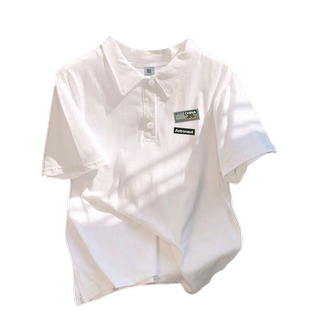 日系polo衫短袖T恤男夏季2026新款宽松设计感小众半袖上衣服ins潮