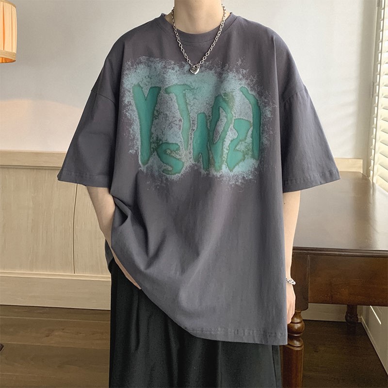 【纯棉面料】青少年半袖上衣潮