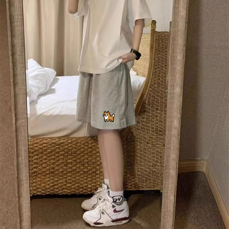 颖膝美式短裤男夏季2024新款潮牌