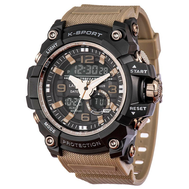 watchme手表男学生时尚双显电子表初中生中学生高中生青少年电子