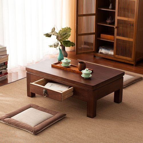 实木炕桌榻榻米茶几飘窗桌小茶几