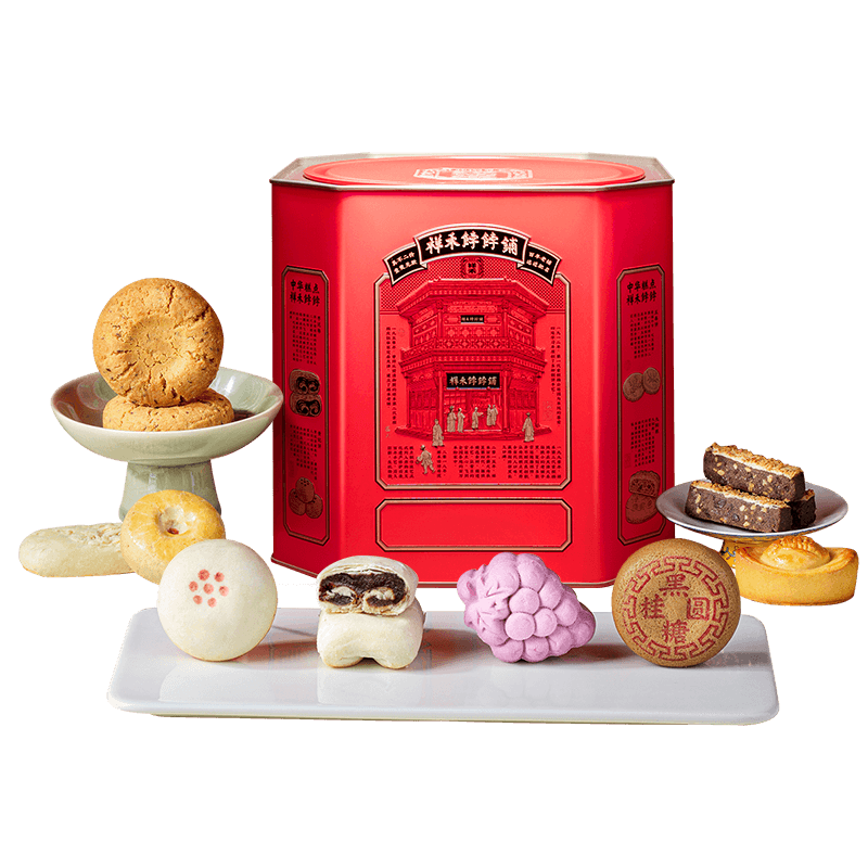 【蜜蜂心愿社】祥禾饽饽铺中式传统糕点心祥禾年天津特产礼盒