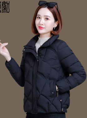 棉衣女短款2025冬季新款韩版面包服中年妈妈冬装棉服加厚棉袄外套