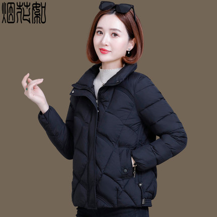 棉衣女短款2024冬季新款韩版面包服中年妈妈冬装棉服加厚棉袄外套