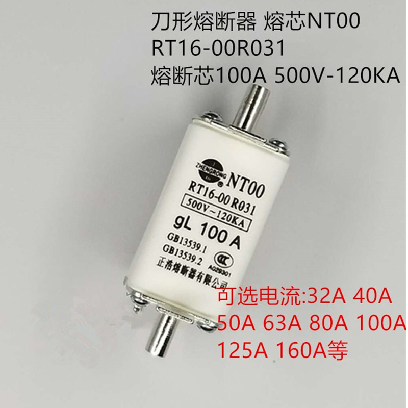 NTOO/RT16熔断器熔芯/陶瓷保险丝