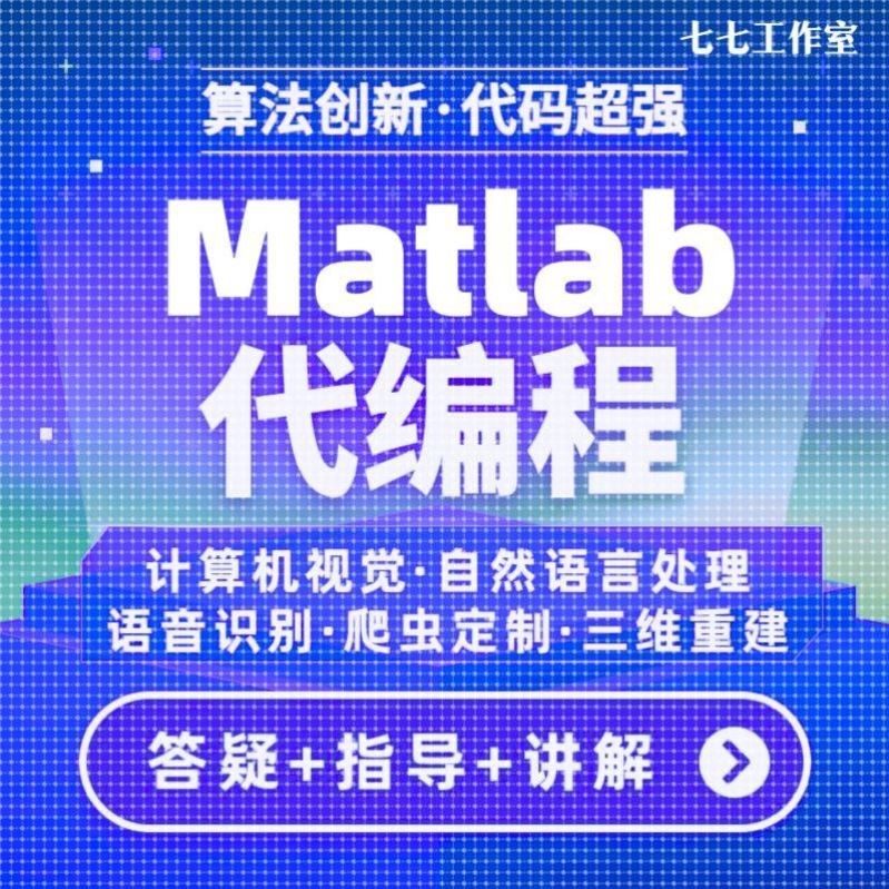 matlab程序代编程代码帮做仿真图像处理深度学习神经网络信号处理