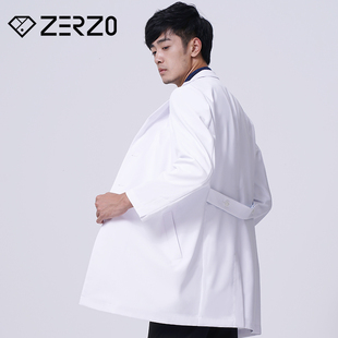 白大褂透气医师工作服美容院高端牙医速干可 新品 zerzo医生服短款