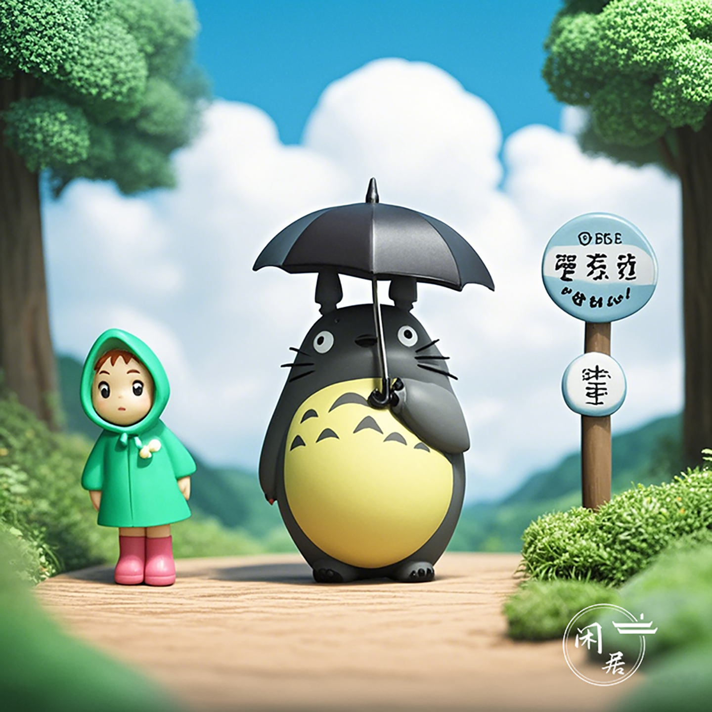宫崎骏龙猫家里治愈系