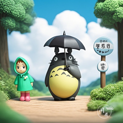 宫崎骏龙猫家里治愈系