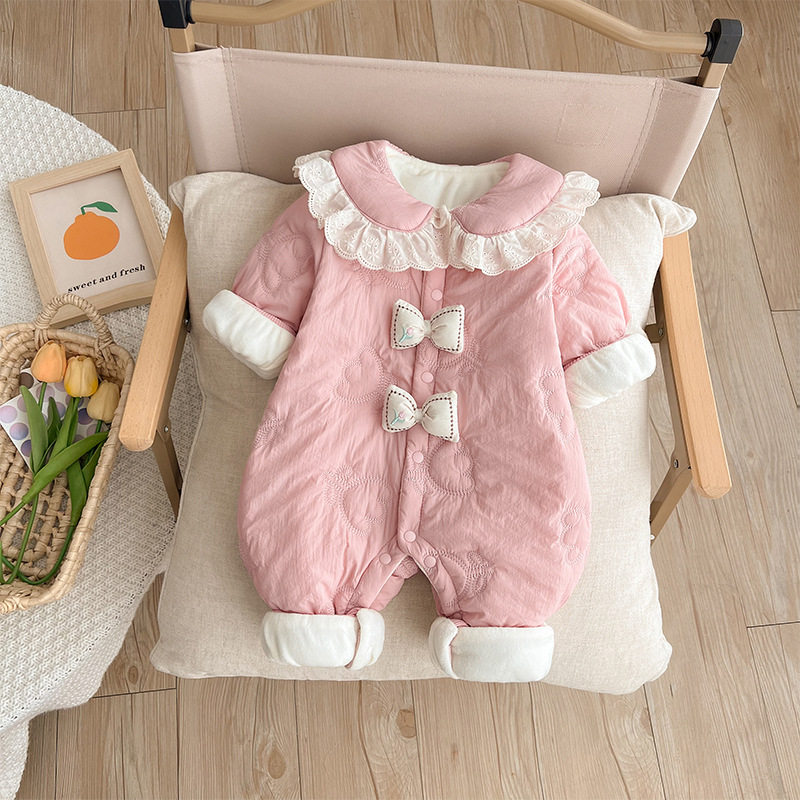 长爬新生婴儿秋连身衣/爬服/哈衣