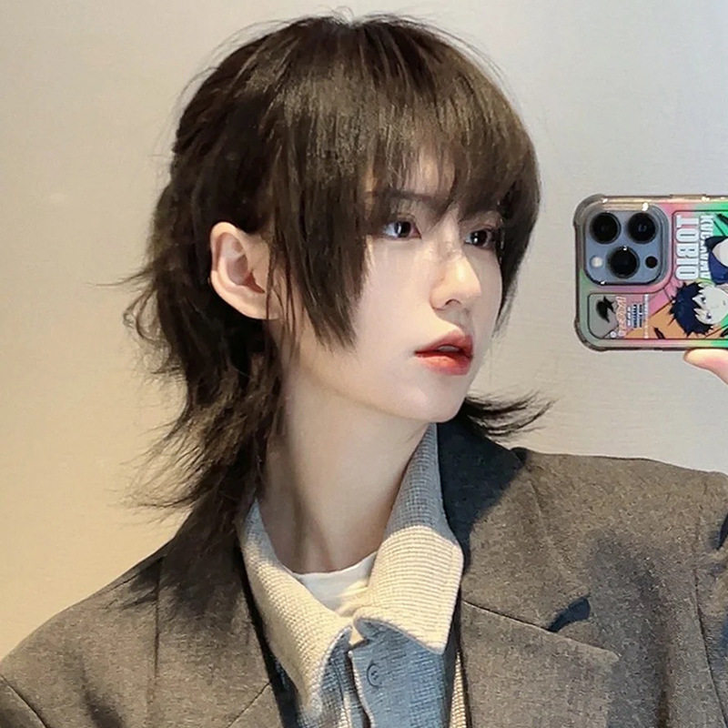 假发女男短发碎发自然全头套网红