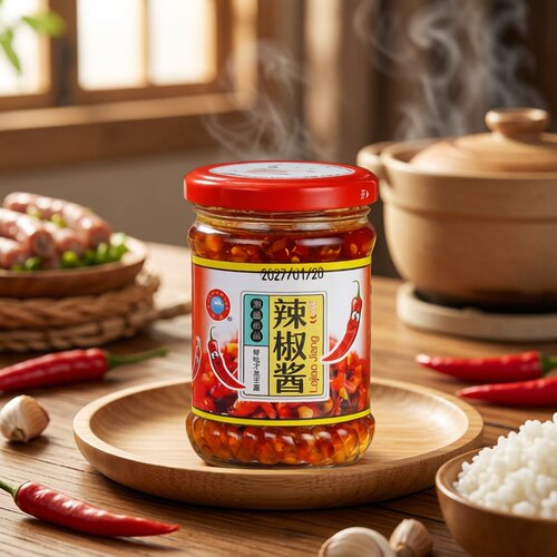 潮盛潮汕蒜蓉辣椒酱鲜椒酱220g