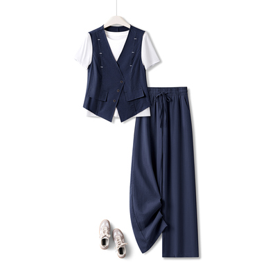 又酷又飒穿搭独特绝美早秋小套装女2025年新款洋气质减龄时尚套装