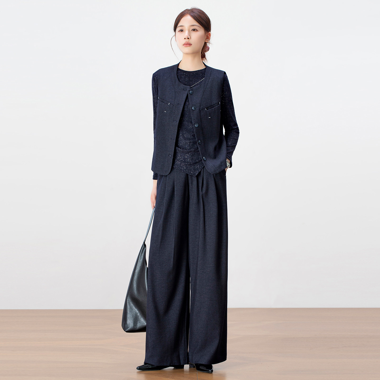 高级感气质小香风马甲休闲裤两件套装女春季2026年新款一整套穿搭,女装/女士精品,时尚套装,淘宝优惠券,粉丝福利购,淘宝优惠卷