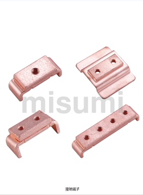 同米思米BXAD-3-3接地端子三孔总长70配电箱接地铜排 门框体配件