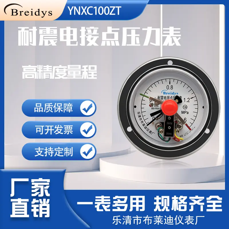 压力表YNXC100ZT耐震电接点