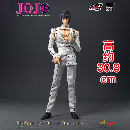 预定包邮 ThreeZero FigZero 1/6 JOJO的奇妙冒险 布鲁诺布加拉提