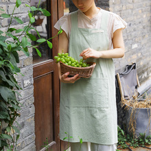 围裙2025新款女上班专用高级感年轻款园艺厨房家用夏天薄款免系带