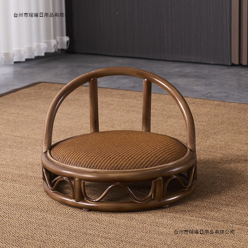 蒲团日式坐垫飘窗榻榻米小坐墩茶楼民宿小凳子藤编矮凳飘窗垫家用