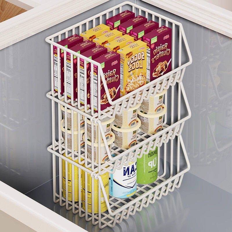 冰柜内部置物架冷柜专用分隔栏分类神器分层架冰箱隔断分格收纳筐