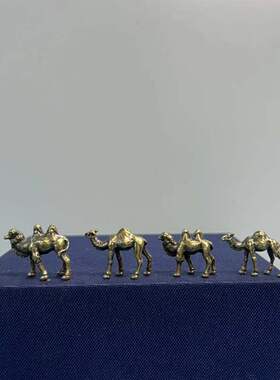 摆件造景沙漠铜迷你丝绸之路驼队盆景奇石沙盘微景观枯山水独立站