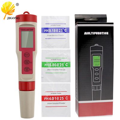 TDS/PH/EC三合一水质测试计 水质检测仪电导率笔pH测试笔三点校准