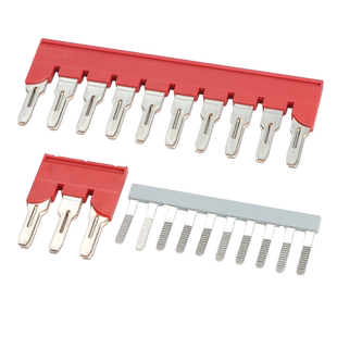 FBS2/3/4/5/6/8/10位弹簧短接片ST/PT接线端子连接件中心连接条