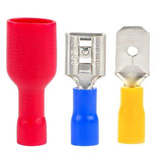 插簧插片公母预绝缘接线端子FDFD/FDD/MDD1.25/2/5.5-110/187/250