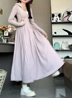 防晒衣长款全身防晒裙女夏季2025新款收腰冰丝薄款防晒服修身