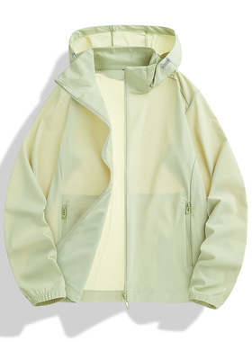 夏季情侣冰丝防晒衣凉爽透气百搭外套男女轻薄款透气户外防晒服