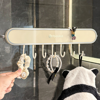 真空吸盘挂钩强力承重免打孔卫生间排钩挂衣钩浴室墙上无痕粘钩
