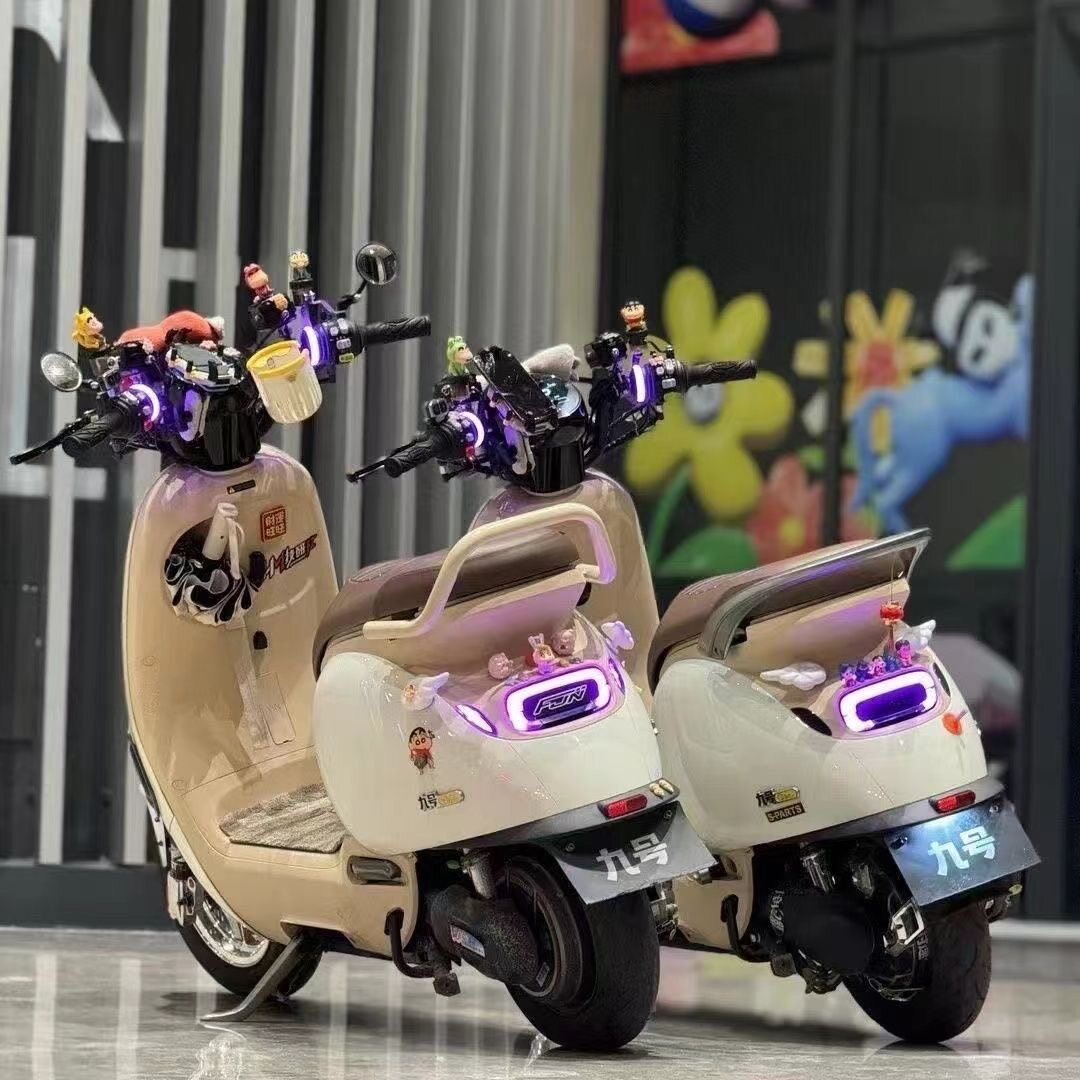 九号尾灯q系列小q波斯顿6.0字体发光q30c带转向灯q80c q85c qzmix