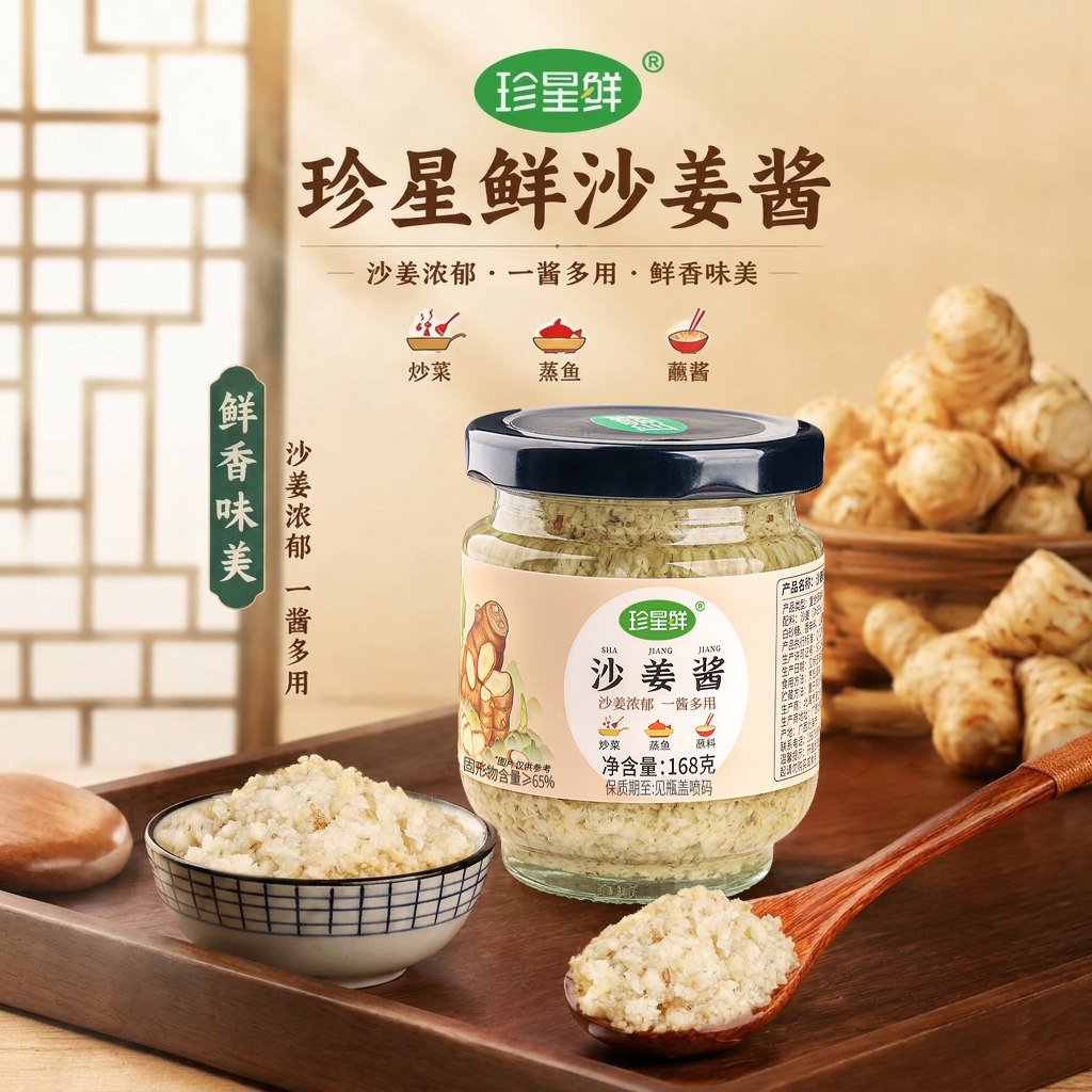 珍星鲜沙姜酱官方旗舰店广东图片